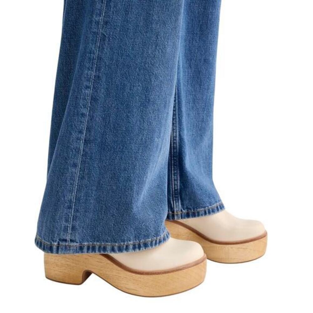 Everlane The Wooden Puff Clog in Canvas size 6.5 NWB